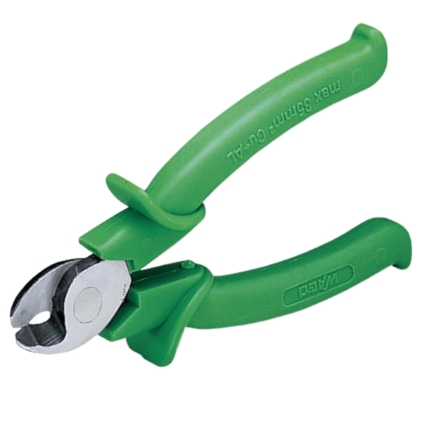 Tenaza Cortahilos / Para Cable de Cobre y Aluminio hasta 35mm² / Peso 215.6 g / Verde / Incluye 10 UDS / Fabricado en Alemania / RoHS Compliant