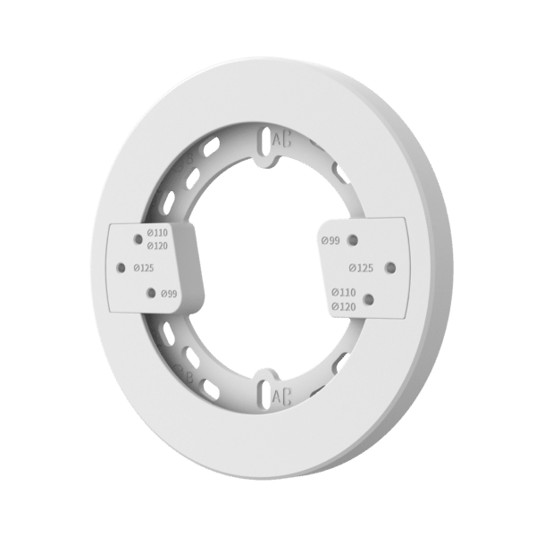 Placa de Montaje para camaras / Material Aluminio y Plástico / Peso 181g / Dimensiones ø140x12.2mm / Compatible con múltiples Accesorios