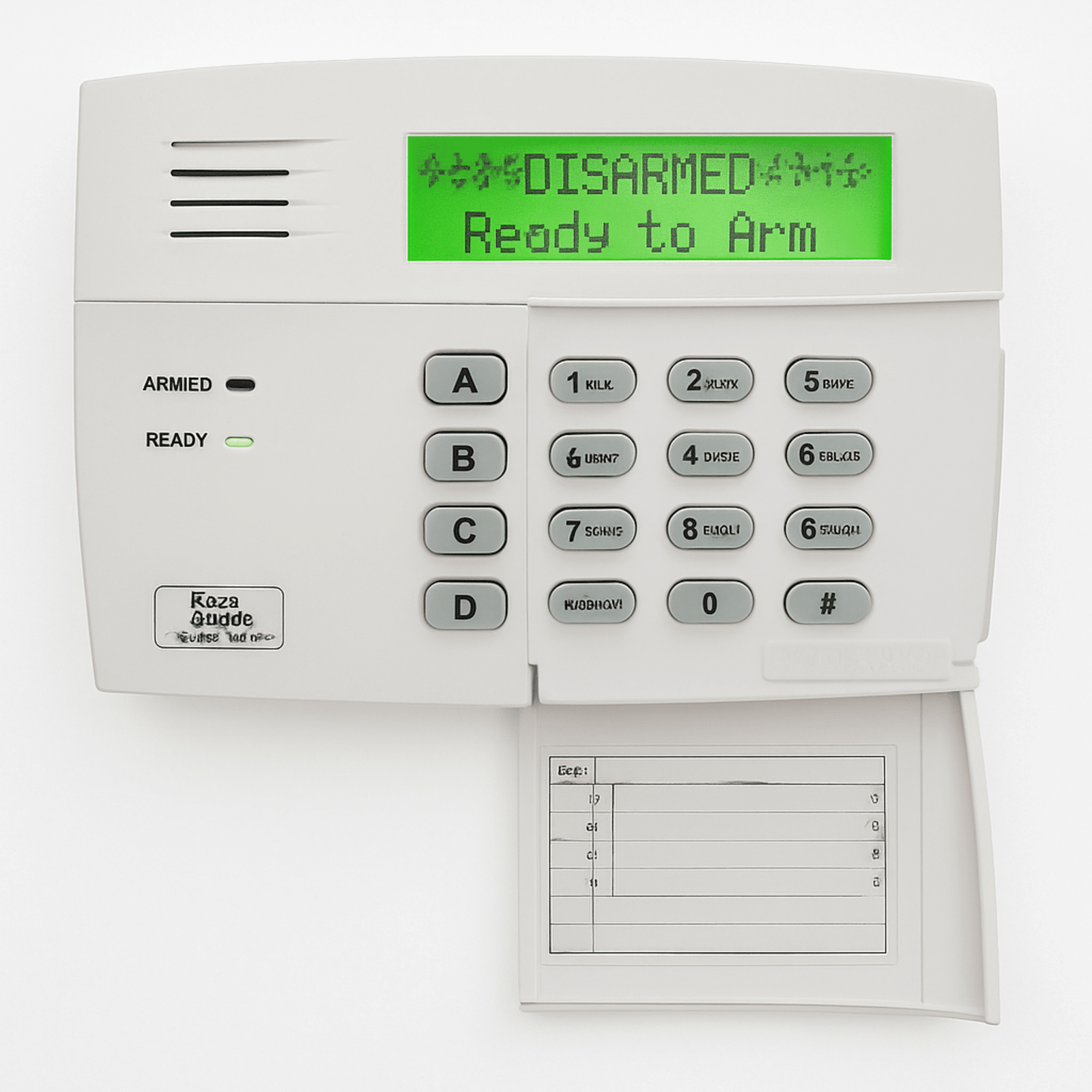 Teclado Receptor FA570RF / Pantalla Alfanumérica / Funciona con Módulo 5800TM / Instalación con Solo Cuatro Cables / Diseño Elegante y Funcional