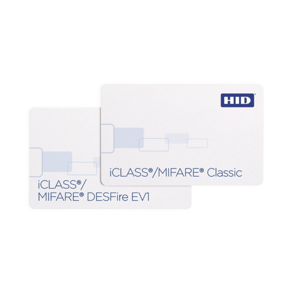 Tarjeta DUAL iClass + Mifare/ PVC Compuesto/ Garantía de por Vida