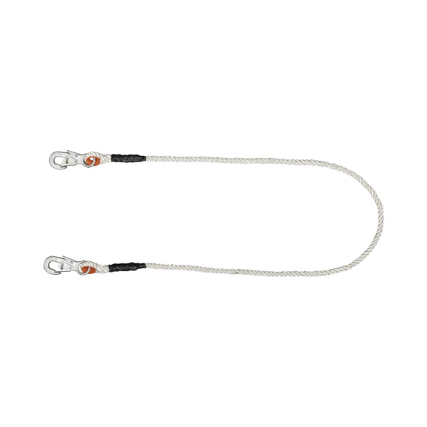 Cables de Protección con Cuerda de Polipropileno de 9/16'' Seguro Doble (Línea de Vida)