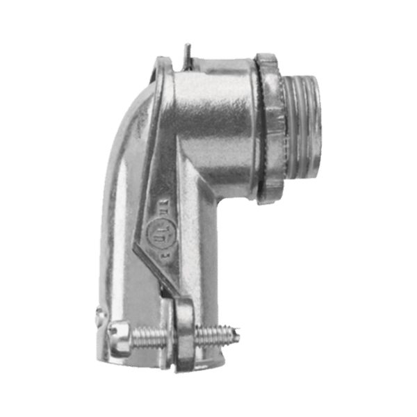 Conector curvo para tubo flexible   3/8" (9.5 mm)