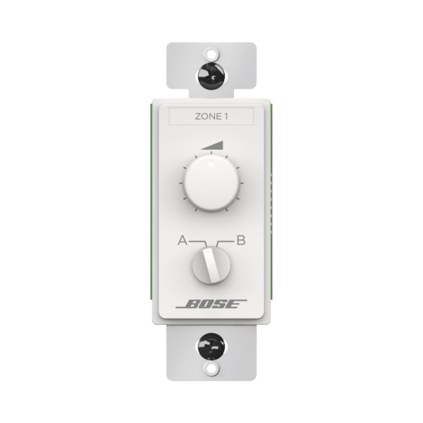 Contolador de Volumen mas selector de fuente | Blanco