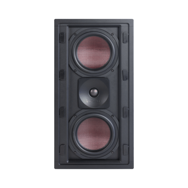 BOCINA DE PARED | 2 WOOFERS DE FIBRA DE CARBONO 6.5'' | TWEETER DE TITANIO 1'' | 200W
