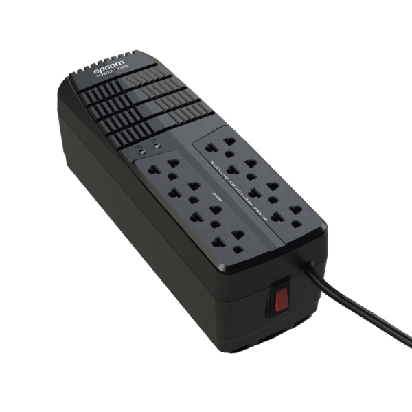 Regulador de Voltaje 2000 VA-1000 W / 4 Contactos con AVR / 4 Contactos con Supresor de Picos / Protección RJ11