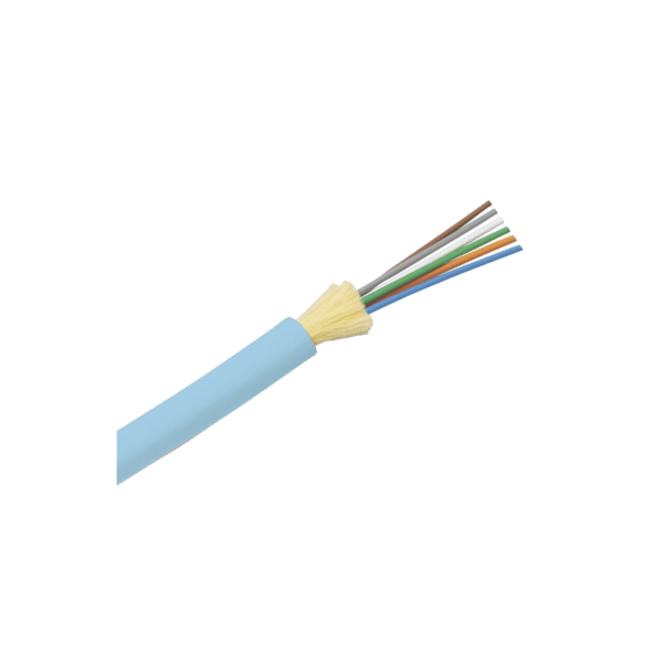 Cable de Fibra Óptica de 24 hilos, Multimodo OM4 50/125 Optimizada, Interior, Tight Buffer 900um, No Conductiva (Dieléctrica), LSZH, Precio Por Metro