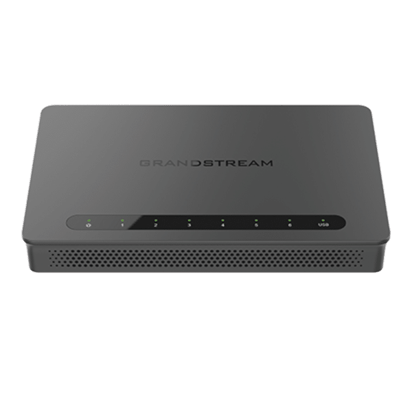 Router Gigabit VPN / Balanceador de cargas / 30,000 sesiones NAT /  4 puertos 10/100/1000 Mbps + 2 puertos SFP (WAN/LAN) / 1 puerto entrada PoE(af/at) / 2 puertos salida PoE (af/at) / Compatible con GWN Cloud.