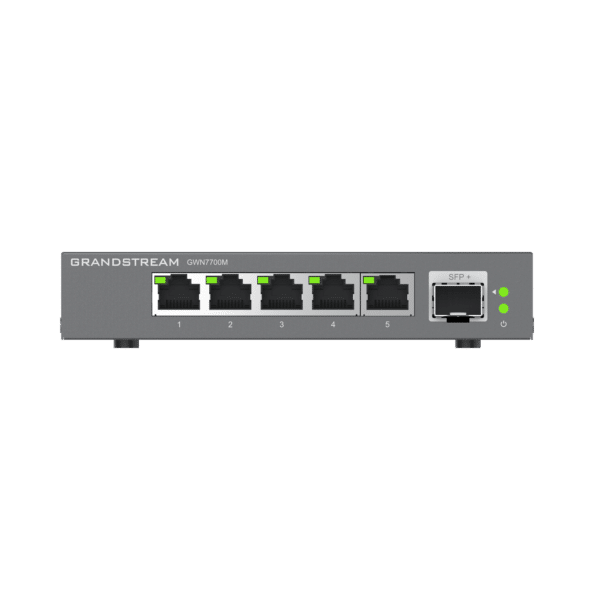 Switches de red Multi-Gigabit de 2.5G No Administrable / 5 Puertos RJ45 de 100/1000/2500Mbps / 1 puerto de fibra SFP+