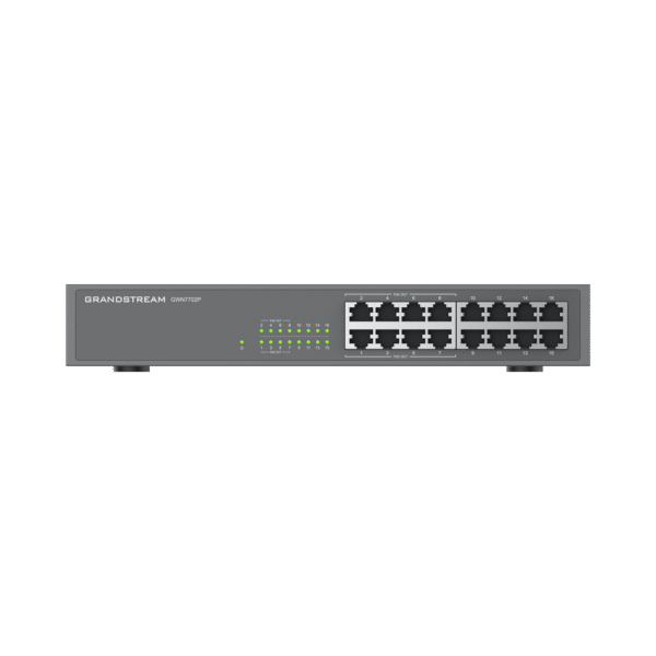 Switch PoE+ 16 Puertos Gigabit No Administrable / 8 puertos 10/100/1000 Mbps / 8 puertos PoE+ / hasta 145W