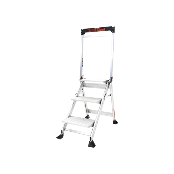 Escalera de Tijera con Punto de Apoyo Anti-caídas de 0.67 m (Nivel de Pie), con Peldaños JUMBO, (SKU 11903).