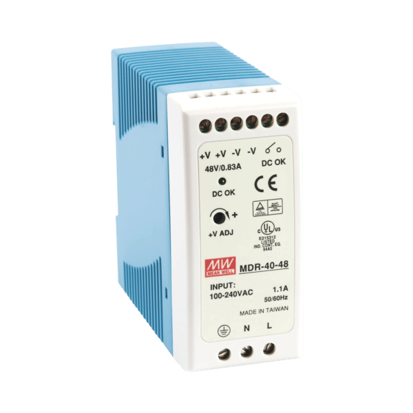 Fuente de poder Industrial Riel Din 48Vcc, 40W