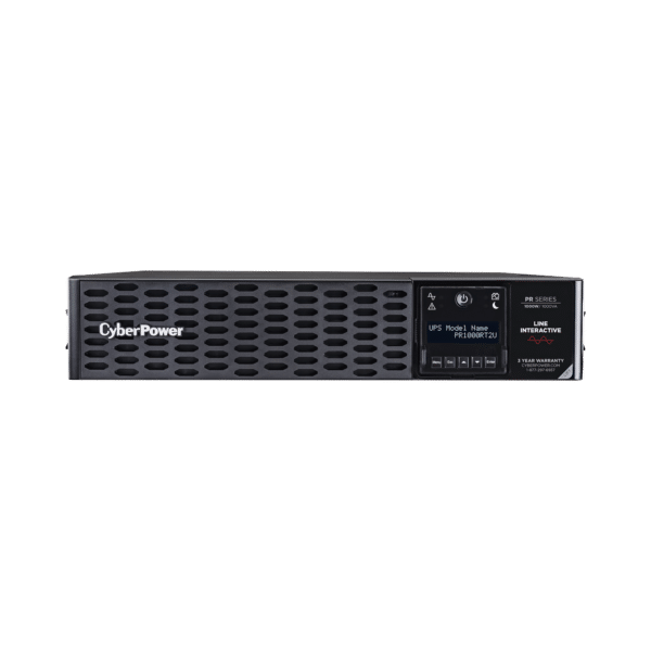 UPS de 1000 VA /1000 W, Topología Línea Interactiva, Entrada 120 Vca NEMA 5-15P, Onda Senoidal Pura, Torre o Rack 2 UR, Con 8 Tomas NEMA 5-15R