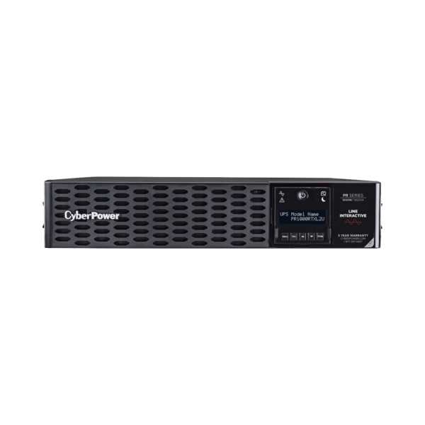 UPS de 1000 VA/1000 W, Topología Línea Interactiva, Entrada 120 Vca NEMA 5-15P, Onda Senoidal Pura, Torre o Rack 2 UR, Con 8 Tomas NEMA 5-15R