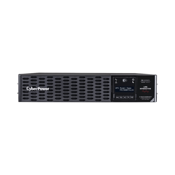UPS de 1500 VA/1500 W, Topología Línea Interactiva, Entrada 120 Vca NEMA 5-15P, Onda Senoidal Pura, Torre o Rack 2 UR, Con 8 Tomas NEMA 5-15R