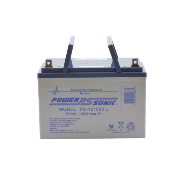 Batería 12V, 100AH, Para Respaldo, Tecnologías AGM/VRLA, 10-12 Años Vida Útil, Terminales U, Reconocida UL