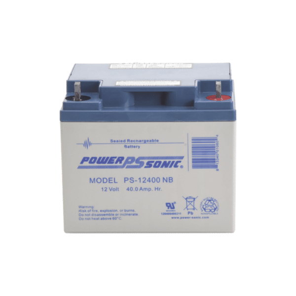 Batería 12V, 40AH, Para Respaldo, Tecnologías AGM/VRLA, 5 Años Vida Útil, Terminales NB, Reconocida UL
