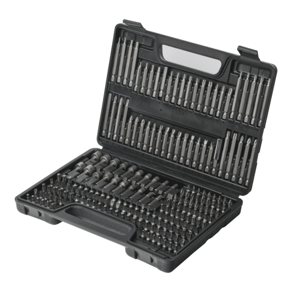 Juego de 208 Puntas para Taladro Entrada Hexagonal 1/4". Incluye Estuche.