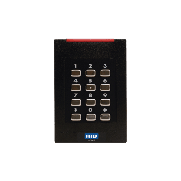 Lector con Teclado 921 PROX HID, EM /iClass SEOS (no clonable) /iClass SE/ iClass SR/ iClass /Mifare Classic, DesFire, Bluetooth/ Garantía de por Vida