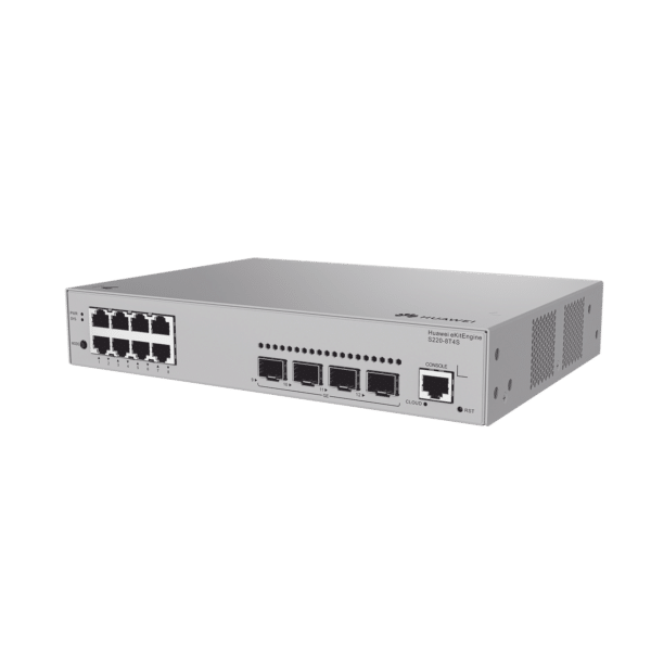 Switch de Acceso Gigabit Administrable  Capa 2 / 8 puertos 10/100/1000 Mbps / 2 Puertos 1GE SFP Uplink / ERPS / IMGP Snooping / DHCP Snooping / Administración Nube Gratis