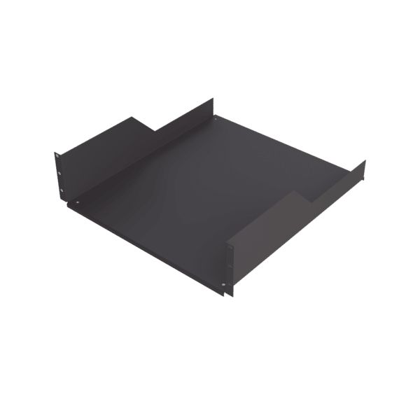 Charola para Soportar Equipos en Rack de 19 in, Profundidad de 50 cm, Color Negro, 3U