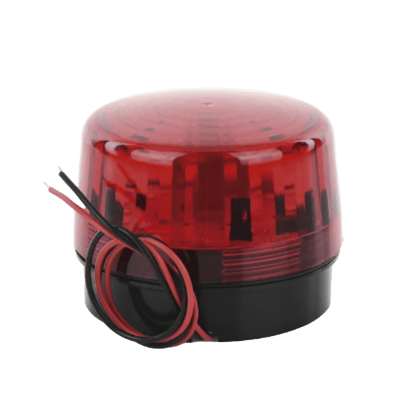 Luz Estroboscópica LED (35) / Patrones de Parpadeo Ajustables / 8 Patrones / Batería de Respaldo / 12-24 Vcc/Vca / Resistente al Clima IP66/IP55