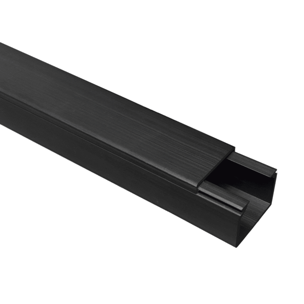 Canaleta TMK 1720 Color Negro con Cinta Adehsiva, 5 Ft. De Largo (1.5 m), Para uso en Exterior con Bajo Voltaje (5201-21362)