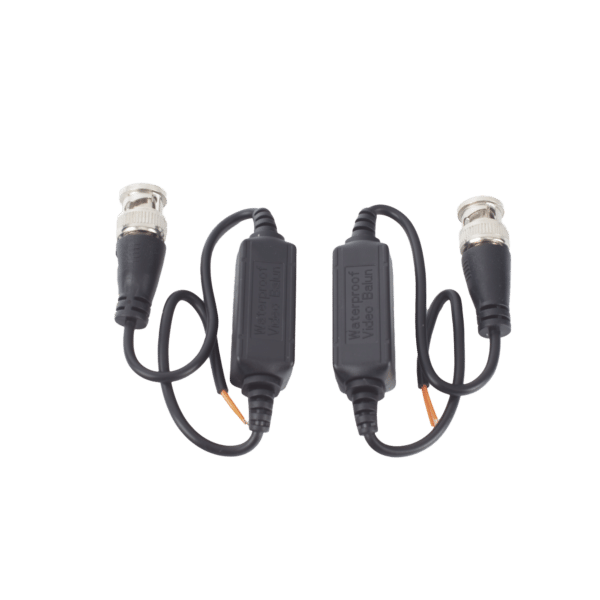 Kit de Transceptores (Baluns) para EXTERIOR TurboHD Hasta 4K HD-TVI / HD-CVI / AHD / CVBS / COAXITRON / AUDIO POR COAXITRON  / Menu OSD / CONECTORES 100% COBRE / Con Cable RF Blindado. Distancia de hasta 200 m en 4K. Calidad PREMIUM
