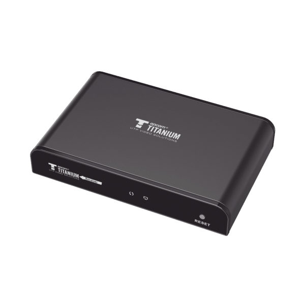 Receptor Compatible para Kits TT-383PRO4.0 / Resolución 1080P@60Hz / Cat 5e/6 / Distancia de 120 m / Control IR / Protocolo HDbitT / Compatible con Switch Gigabit .