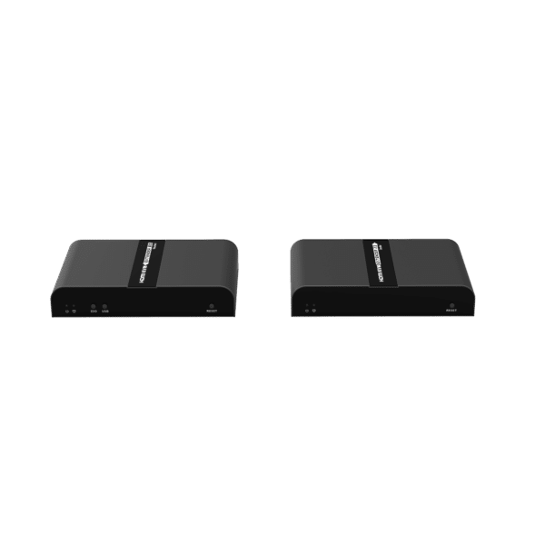 Kit extensor KVM (HDMI y USB 2.0) hasta 100 metros / Resolución 4K @ 30 Hz / Cat 6/6A/7 / CERO LATENCIA / Salida Loop / Soporta Switch Gigabit para control KVM múltiple / Soporta hasta 253