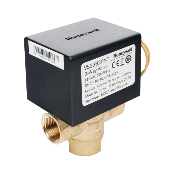 Válvula de control eléctrica VS9 para fan coil: DN20: PN20: 3 vías: 110 V CA: conexión NPT