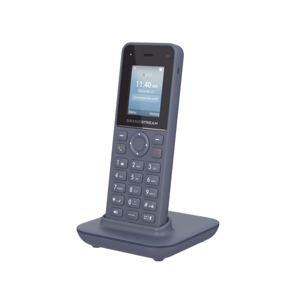 Teléfono IP inalámbrico Wi-Fi, portátil, 2 líneas, 2 cuentas SIP, Voz HD, Bluetooth, Puerto USB tipo C