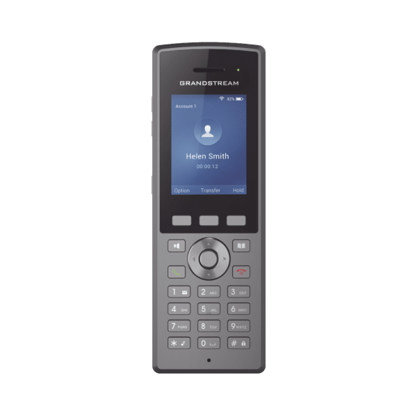 Teléfono WiFi portátil empresarial con diseño resistente IP67, conectividad a la red VoIP vía WiFi