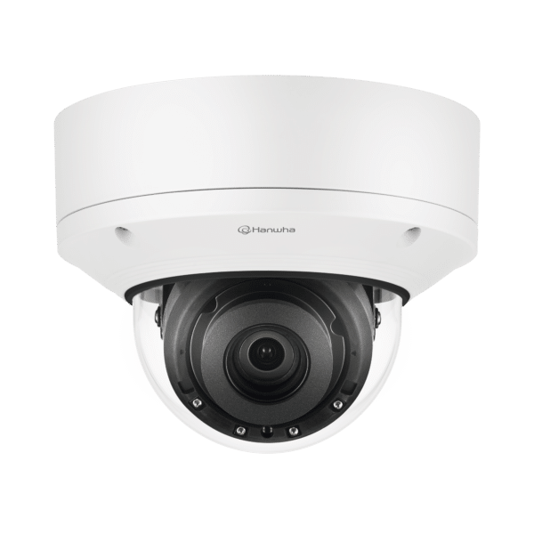 Cámara IP Domo Antivandálica 5MP para interior / Extensor POE / Lente Motorizado 3.6 - 9.4mm / IR 50M / WDR 150db / H.265 & WiseStream II