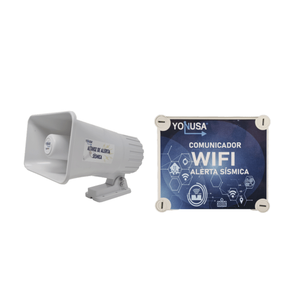 KIT de Alertamiento SISMICO con Audio Oficial SASMEX por WIFI