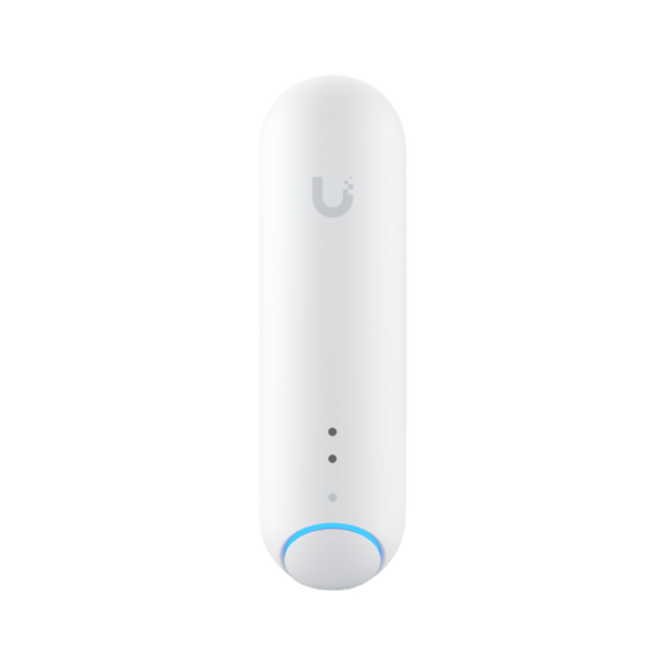 Sensor UniFi Sense para UniFi Protect / Opera con batería / Detecta luz, temperatura, humedad, sonido de alarma, alineación de imán / Montaje en pared / Hasta 1 año de batería