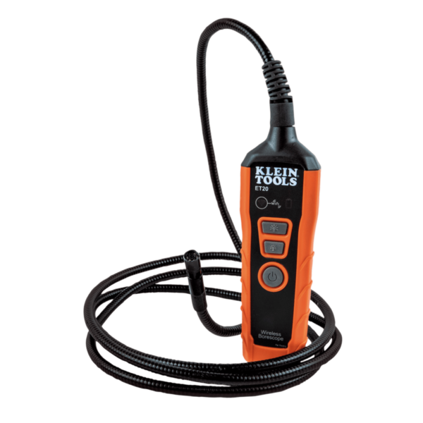 Boroscopio Habilitado por WiFi / Cámara de 9mm / Alcance WiFi 9m / Compatible con Android y iOS / IP67 / 640x480 px / Cuello de Cisne 1.8m / LED Ajustables